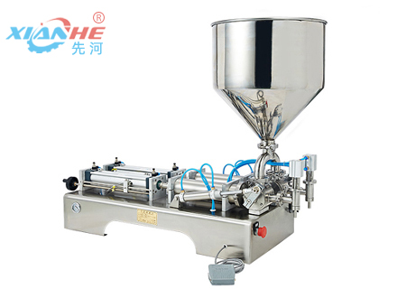 先河氣動(dòng)雙頭膏體灌裝機(jī)